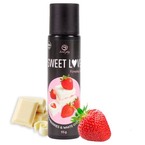 Glidmedel SECRETPLAY Sweet Love Jordgubb och Vit Choklad