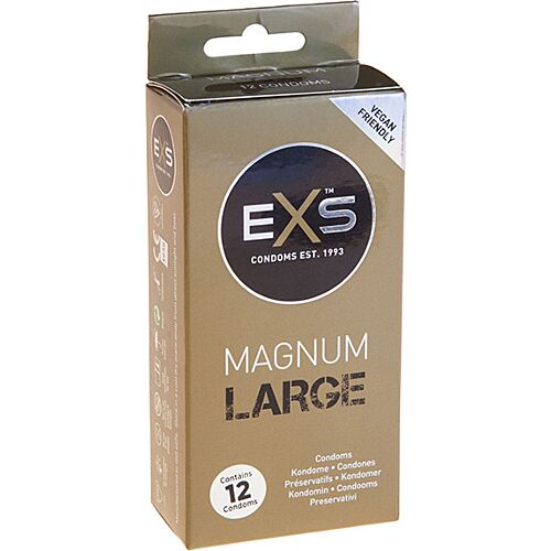 Exs Magnum Large Kondomer - Designade för Större Storlekar