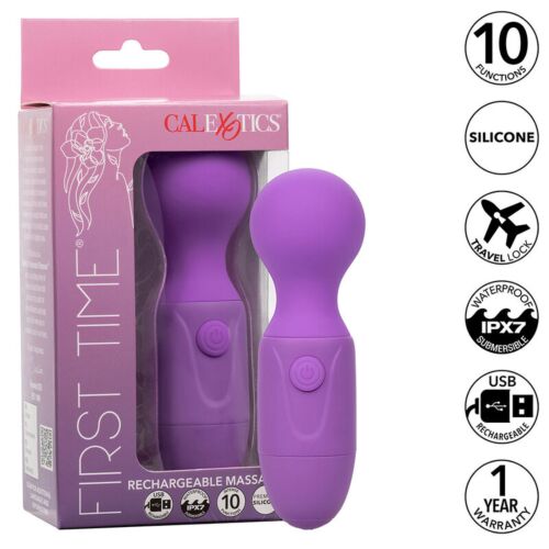 Vibrator CALEXOTICS First Time Återuppladdningsbar Massör