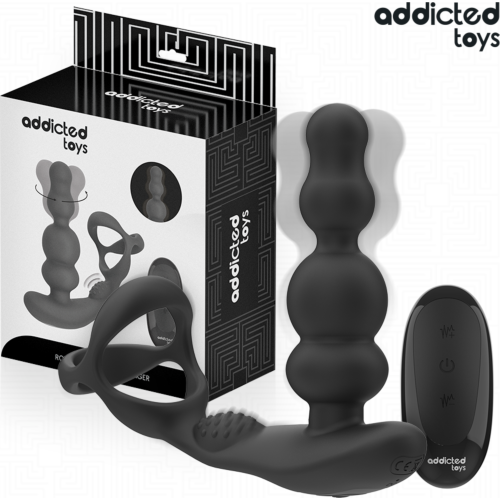 Prostatamassager ADDICTED TOYS Roterande med fjärrkontroll