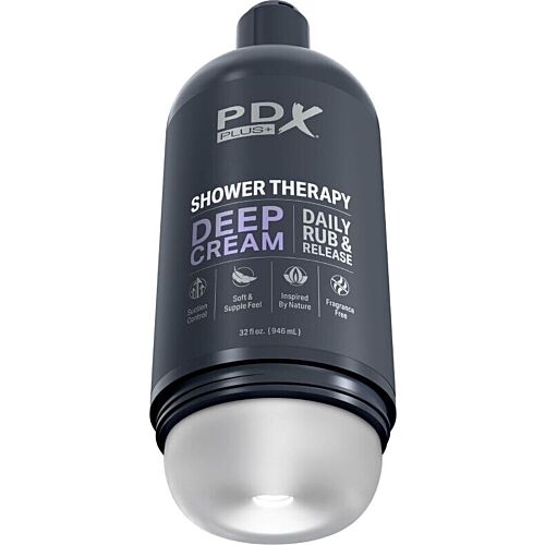Masturbator PDX PLUS+ Deep Cream Sugapparat med Sug
