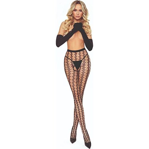 Crotchless Strumpbyxor Passion Tiopen 031 med Elegant Design