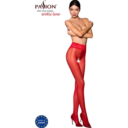 Strumpor Passion Woman Tiopen 008 med Spetsdetalj
