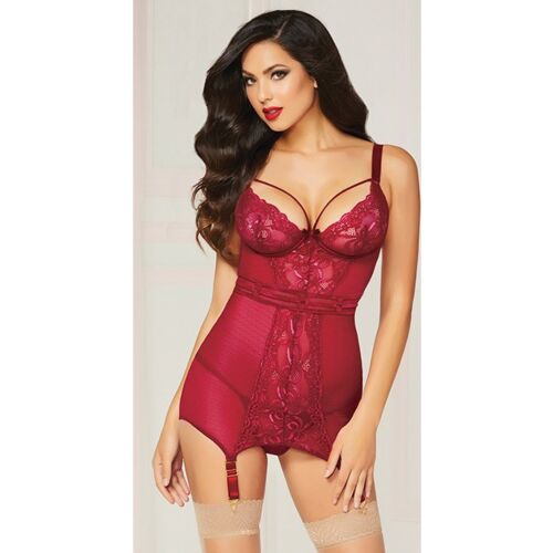 Miniklänning 2PC CHEMISE SET med liggande stänger
