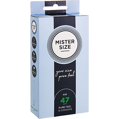 Kondomer MISTER SIZE 47 MM - Skräddarsydd Passform för Komfort