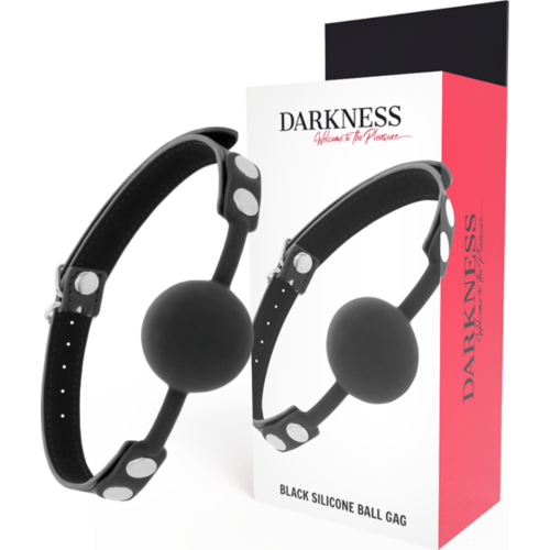 BDSM Gag DARKNESS Justerbart Läderrem