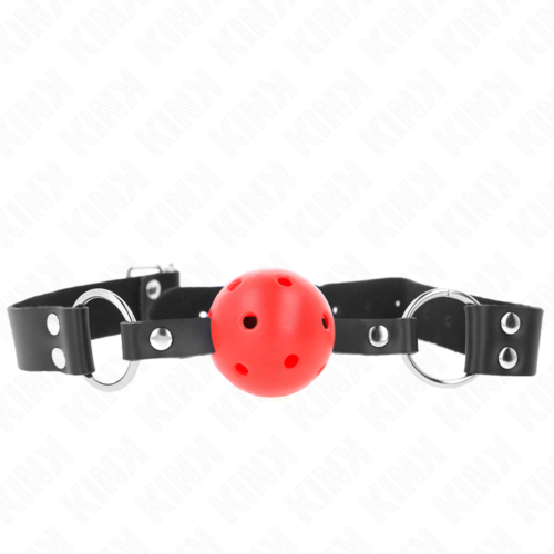 Andningsbar munkavle KINK 4 cm med dubbel nit 62,5 x 2,5 cm justerbar 42-58 cm