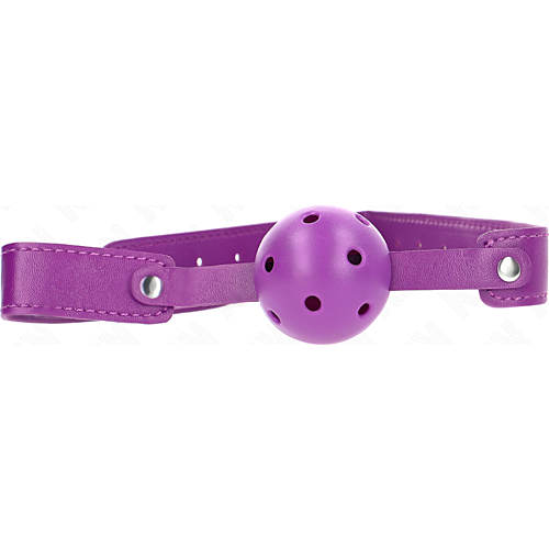 Ball Gag KINK Andningsbar 4.5 cm för BDSM Kontroll