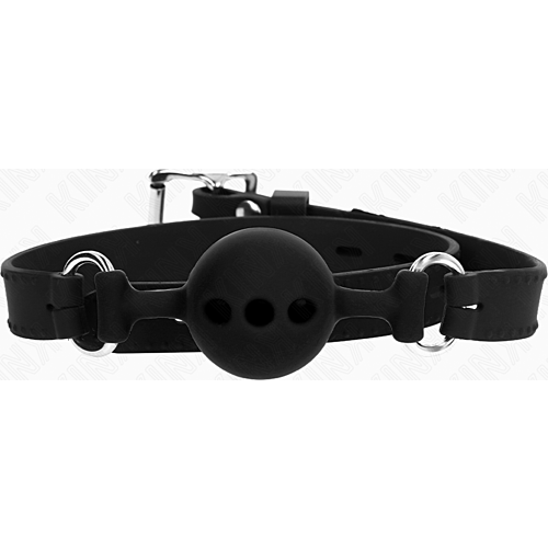 KINK Ball Gag i Mjukt Silikon | Justerbar 35-51 cm