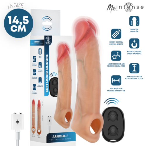 Penis Sleeve MR. INTENSE Arnold M - Vibrerande och anatomisk