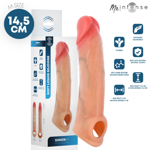 MR INTENSE silikon sleeve för intensiv njutning