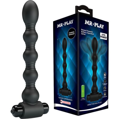 Vibrerande Analplug MR PLAY - Graduated Bead Form