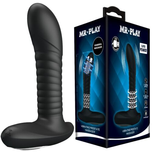 Prostatamassager MR PLAY med vibration och rotation