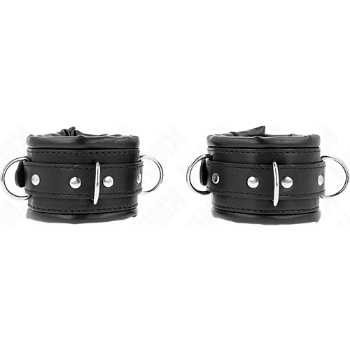 KINK Tung Handbojor med Svart Pälsfoder