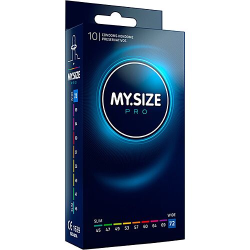Kondom My.Size PRO TILLSTORLEK 72 - Veganska och bekväma