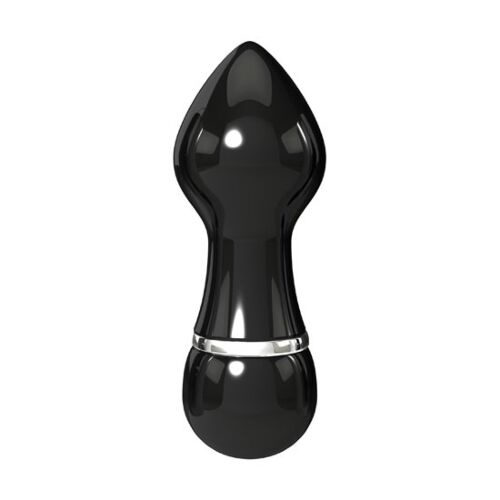 Vibrator Pure Aluminium Small Svart med 3 Hastigheter