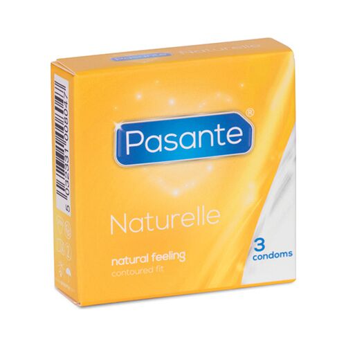 Kondom Pasante Naturelle 3-pack för en naturlig känsla