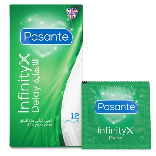 Retardant kondom PASANTE Delay Infinity 12 enheter