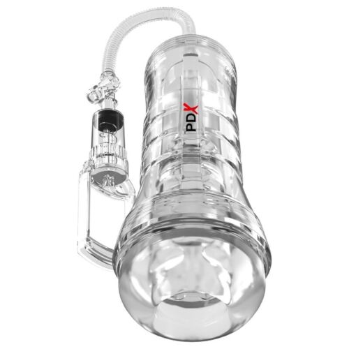 Masturbator PDX ELITE VIEWTUBE VAC XXL med pump