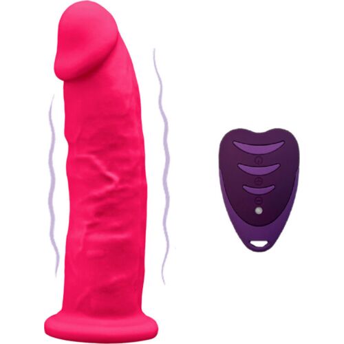 Realistiskt Dildo SILEXD Modell 2 med Fjärrkontroll