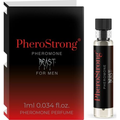 Pheromonparfym Pherostrong Beast för Män 1 ML - Djärv Doft
