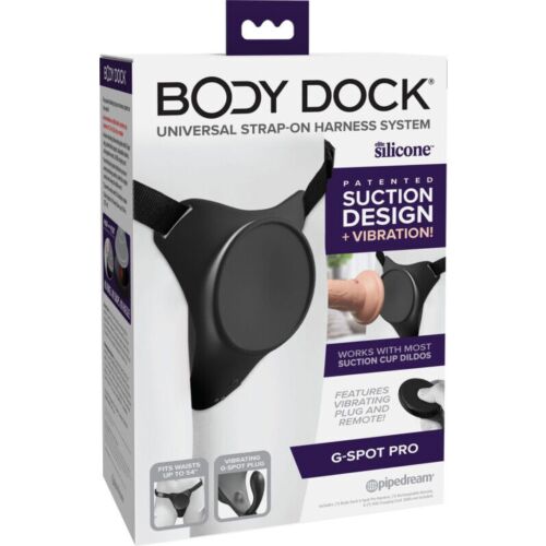 Body Dock G-punkt Pro Sele med vibration från Pipedreams