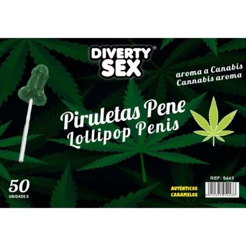 Cannabis Aromapennor Lollipops av DIABLO GOLOSO