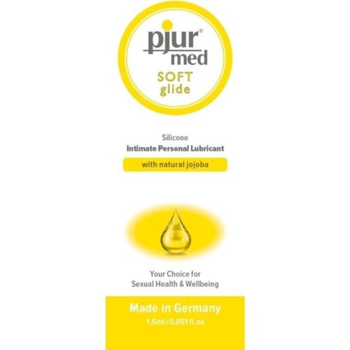 Silicon Glidmedel PJUR Med Soft Glide 1.5ml för Känslig Hud