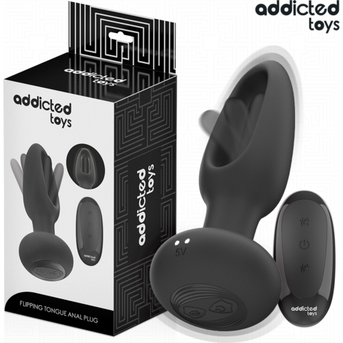 Addicted Toys Analplug med Vibrerande Tungspets