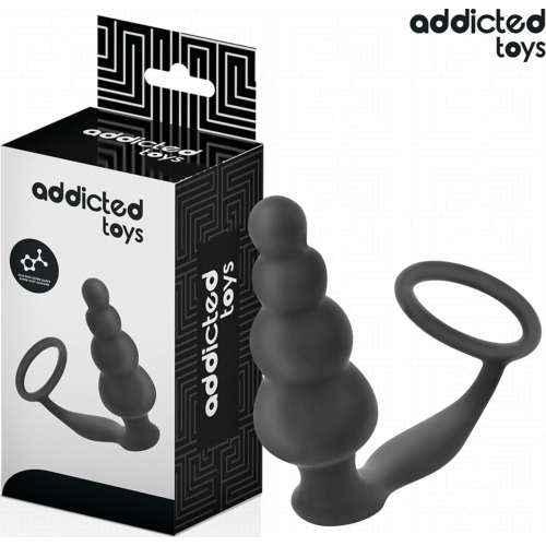 Analplug Addicted Toys Modell 5 med Penisring