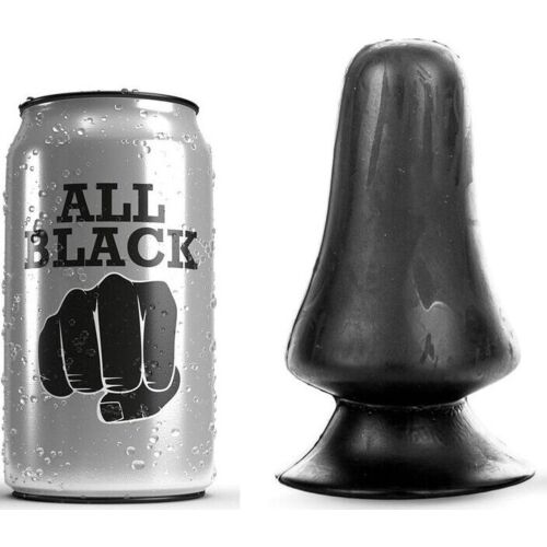 Analplug All Black 12 cm - Kompakt och Överraskande Diameter