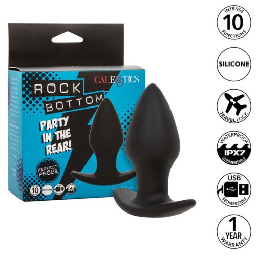 Analplugg CALEXOTICS Rock Bottom 10 Vibrationer