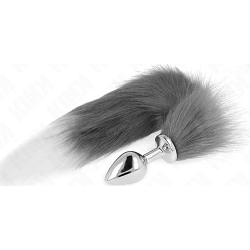 Analplug KINK Medium med syntetisk svans