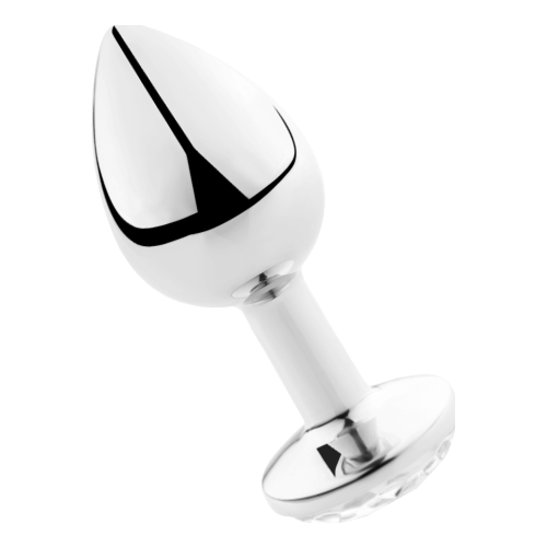 Analplug Secretplay 7cm Transparent Aluminium