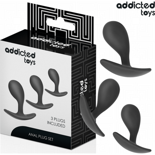 Analpluggar Set Addicted Toys Modell 3 - Tre storlekar för komfort