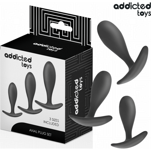 Analplugg Set Addicted Toys Modell 2 för Säker Utforskning