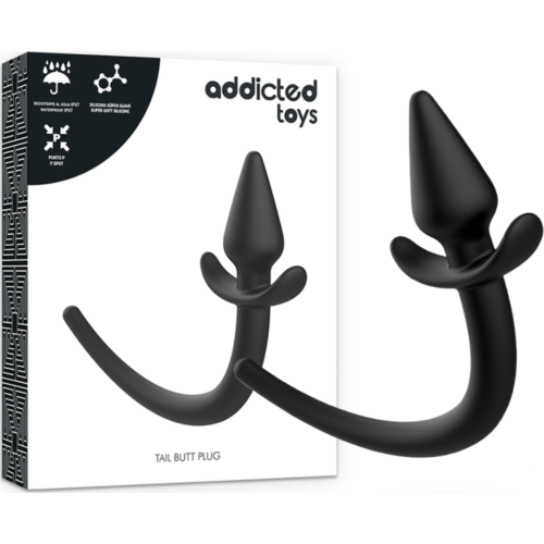 Analplug ADDICTED TOYS Puppy Tail för nybörjare