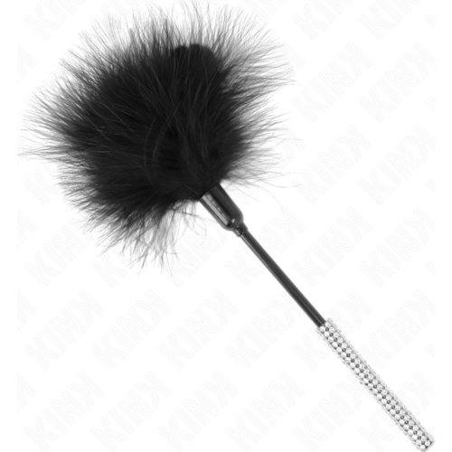 KINK Tickle Fjädrar med Rhinestone Handtag 27 cm