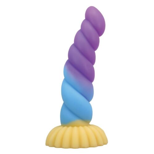 Dildo POWER MONSTERS Unicorn Tricolor 22 cm Ø 5 cm