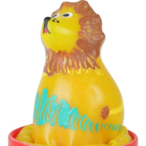 Kondomer CONDOMERIE Sittande Lejon Handmålat