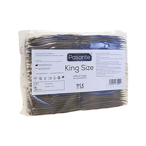 Pasante King Size Kondom — Extra Lång 60 mm