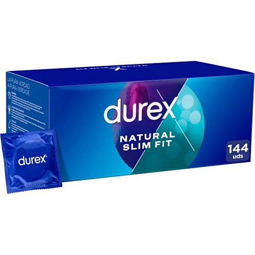 Kondomer DUREX Natural Slim Fit 144 Enheter