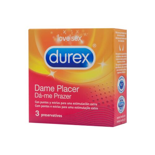 Durex Dame Placer Kondomer med Förstärkt Känsla