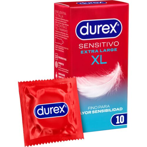 Durex Sensitive XL Kondomer - Tunnare och Större Passform