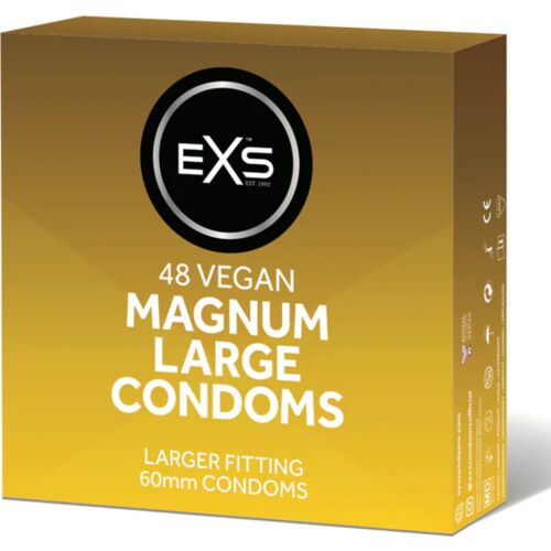 EXS Magnum 48s Bredare & Längre Kondomer