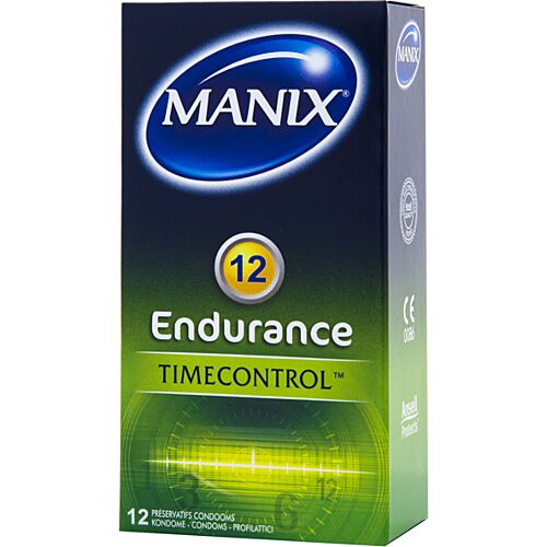 Manix Endurance försinkande kondomer – 12-pack