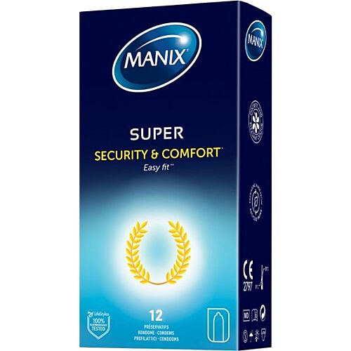 Manix Super Kondomer – Standard 52 mm