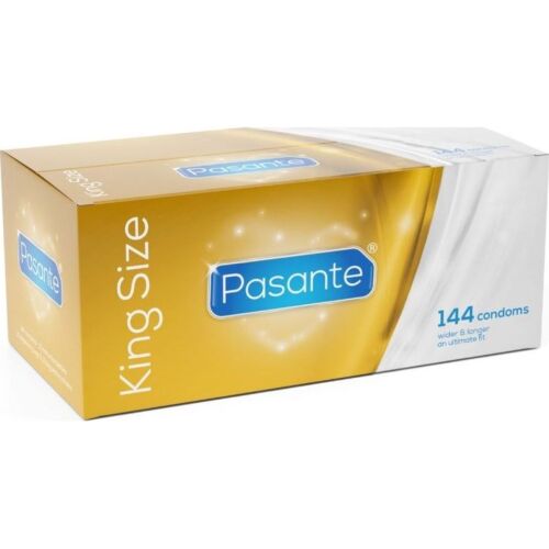 Pasante King Size Kondomer - Bredare och Längre Passform (Låda)