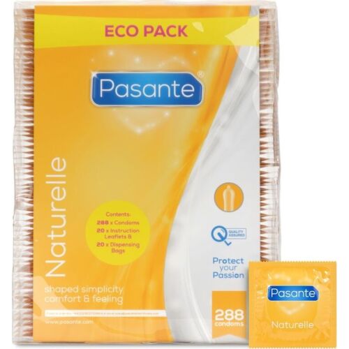 Kondomer Pasante Naturelle 288 St - Ultra Glidmedel