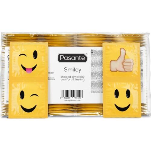 Kondomer Pasante Smiley Bag – 144 Roliga Ansikten